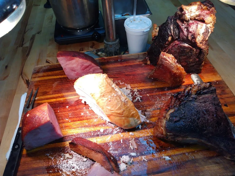 Mother's Day Carved Turkey Ham and Roast Beef